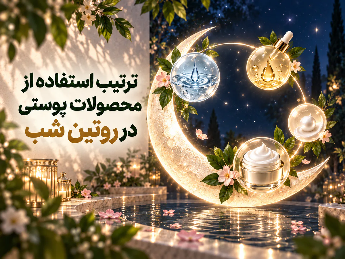روتین پوستی شب شامل چه مراحلی است؟