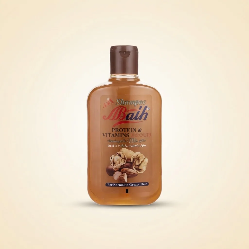 شامپو پروتئینه و ویتامینه مو بس مدل Walnut And Almond حجم 1000 میلی‌لیتر